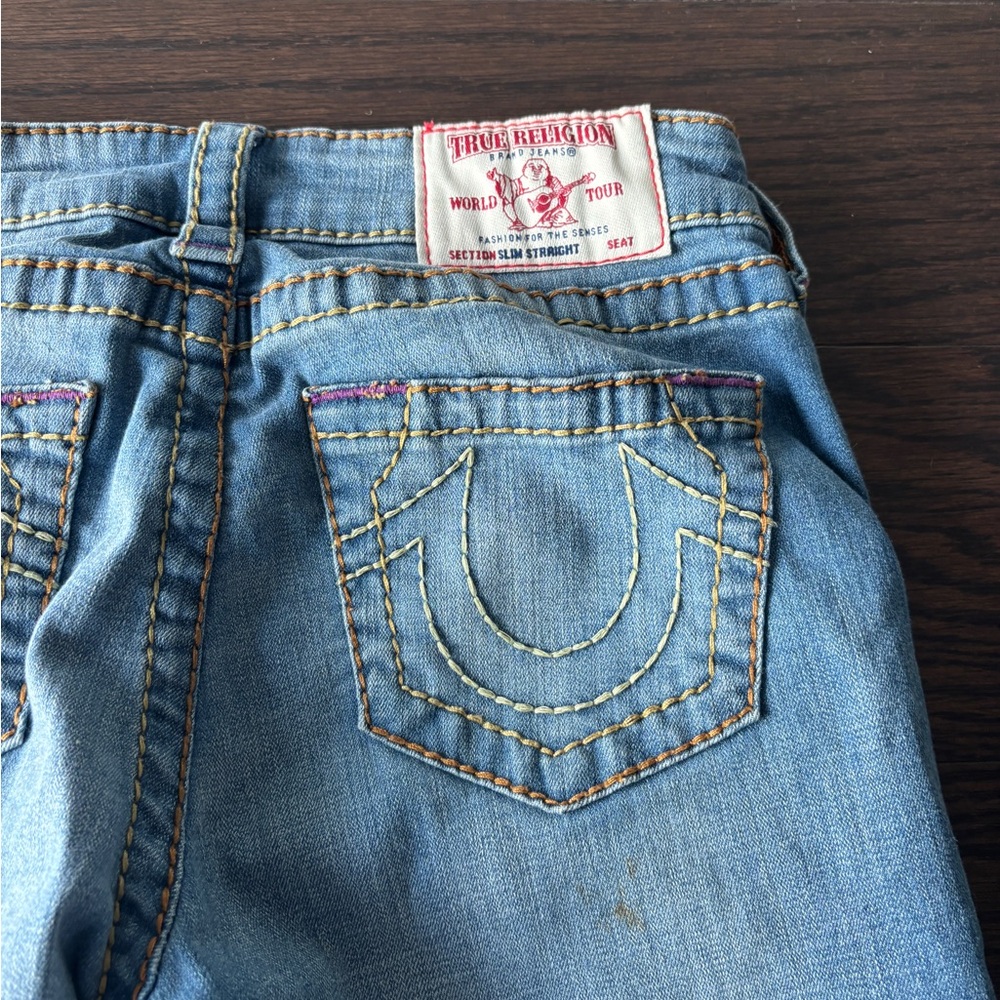 True Religion Women's Light Blue Jeans